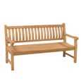 Patrick 5 Garden Bench - 200cm - Natural - Teak Wood