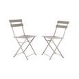 Rive Outdoor Droite Bistro Chairs Set of 2 Clay