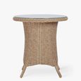 Brayford Outdoor Bistro Dining Table Natural Rattan