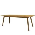 Lugano Garden Dining Table - 240cm - 10 Seater - Natural - Teak Wood