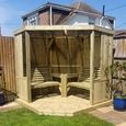 Four Seasons Garden Room - Timber Wood - With Decking
