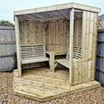 Four Seasons Garden Room - Timber Wood - With Decking