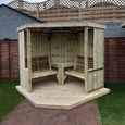 Four Seasons Garden Room - Timber Wood - With Decking