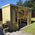 Riviera Enclosed Garden Room - Timber Wood