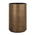 Dira Planter - Large - Round - Brushed Gold - Metal