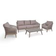 Lynton Outdoor 3 Seater Sofa Set