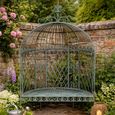 Annie Garden Bench - Arch - Green - Metal