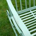 Alfie Garden Rocking Bench - Green - Metal