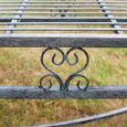 Garden Bench - Green - Metal