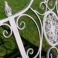 Garden Rocking Bench - Antique Grey - Metal