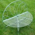 Levi Garden Bench - Green - Metal