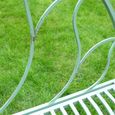Levi Garden Bench - Green - Metal
