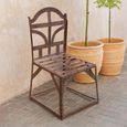 Unique One of a Kind - Industrial Outdoor Chair - Distressed Rust Effect - Metal