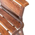 Unique One of a Kind - Industrial Outdoor Armchair - Brown - Wood and Metal