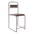 Unique One of a Kind - Industrial Outdoor Chair - Brown - Metal