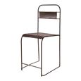 Unique One of a Kind - Industrial Outdoor Chair - Brown - Metal