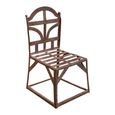 Unique One of a Kind - Industrial Outdoor Chair - Distressed Rust Effect - Metal