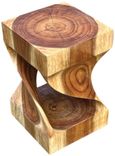 Wooden Twist - Lamp Table