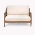 Templecombe Rattan 2 Seater Sofa Oatmeal
