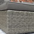 Paris Garden Relaxer Set - 4 Seater - Multi Setting - Grey - Rattan