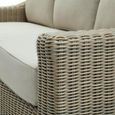 Capri Garden Sofa - 3 Seater - Rattan