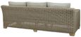 Capri Garden Sofa - 3 Seater - Rattan