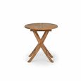 Radley Outdoor Folding Bistro Table Antique Wash Teak Wood
