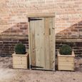 Garden Recycle Store - 1 Door - Timber Wood