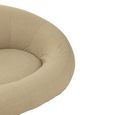 Donut Outdoor Round Day Bed - Beige - Polypropylene