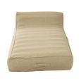 Helene Outdoor Day Bed Lounger - Beige - Polypropylene