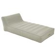 Helene Outdoor Day Bed Lounger - Grey - Polypropylene