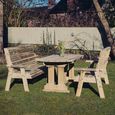 Ergo Garden Set - 4 Seater - Redwood