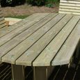 Ergo Garden Set - 8 Seater - Redwood