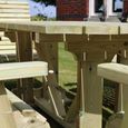 Ergo Garden Set - 8 Seater - Redwood