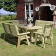 Ergo Garden Set - 8 Seater - Redwood
