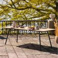 Cleveland Garden Dining Table - 10 Seater - 220cm - Teak Wood - Natural