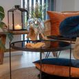 San Marino Waterdrop - Teak Wood & Glass