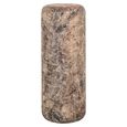 Mayah Column - Round - Beige - Metal