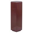 Lora Column - Hexagon - Sable Brown - Metal