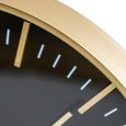 Clearance - Mcgowan Rutherford Wall Clock - Round - Black & Gold - A469