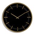 Clearance - Mcgowan Rutherford Wall Clock - Round - Black & Gold - A469