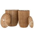 Dantya Ball Storage Basket - Set of 2 - Long - Natural - Jute