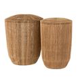 Dantya Ball Storage Basket - Set of 2 - Long - Natural - Jute
