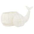 Whale Storage Basket - White - Synthetic