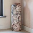 Mady Column - Round - Beige - Metal