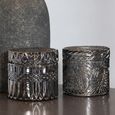 Set of 2 Smoked Glass Jar Decor thumbnail