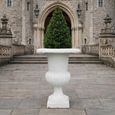 Garden Urn Off White Metal Decor thumbnail