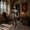 Rusty Grey Metal Large Suit of Armour Decor thumbnail