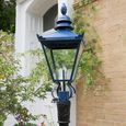 Garden Lamp - Blue Metal