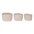 Cadima Basket - Set of 3 - Cotton - Beige